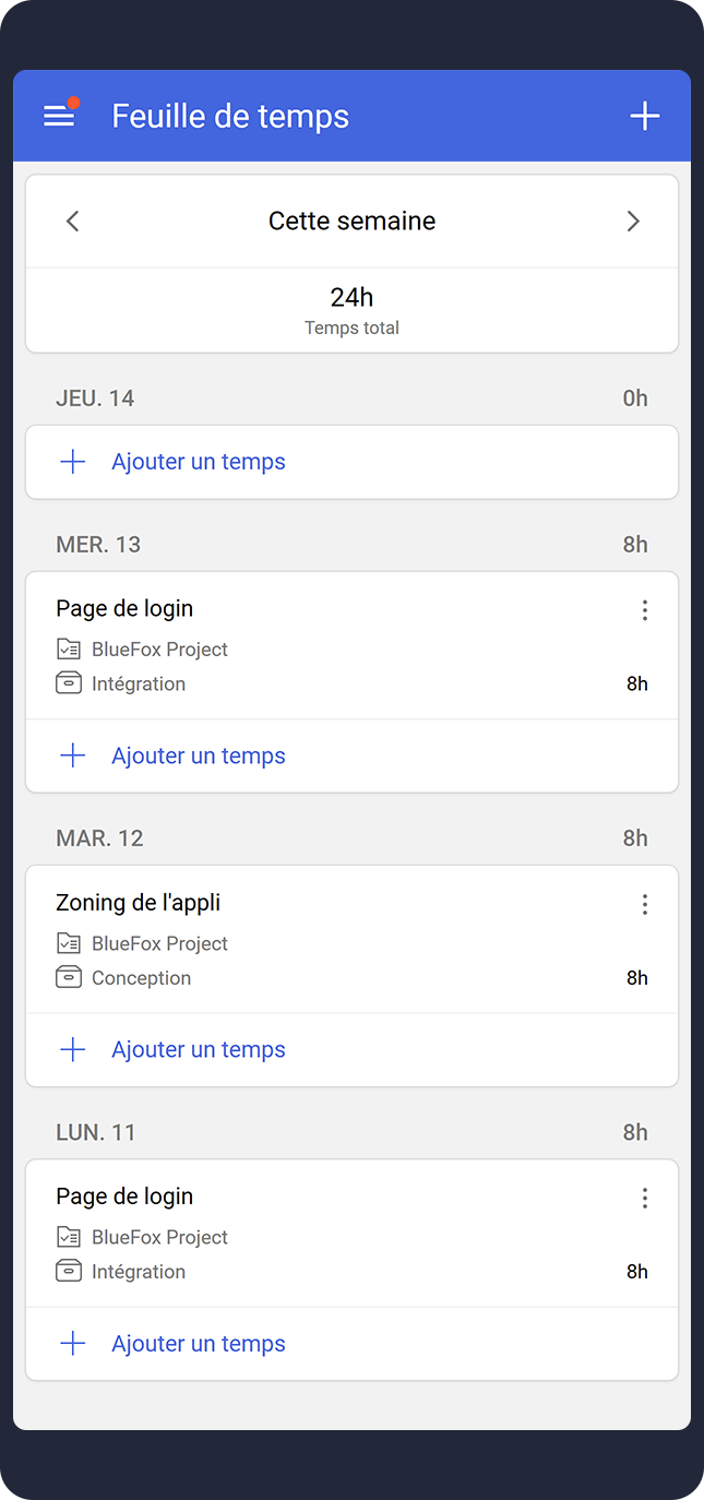 GroupCamp - Application mobile